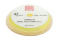 Rupes BigFoot Wool-Pad gelb Medium 130-145mm Einzeln...